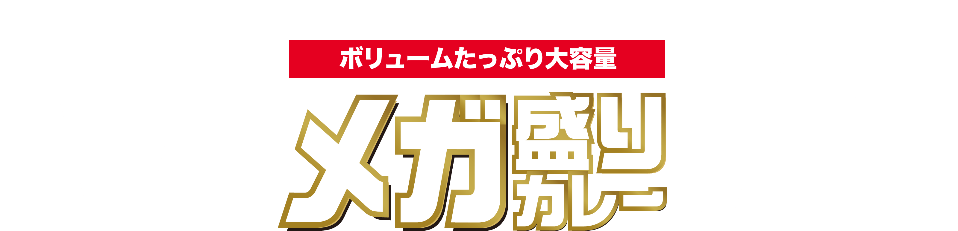 ボリュームたっぷり大容量メガ盛りカレー
