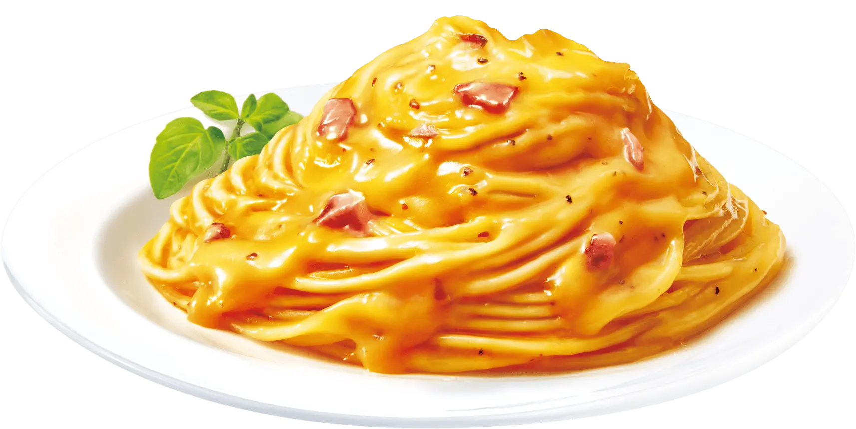 燻しベーコンと濃厚チーズのカルボナーラ