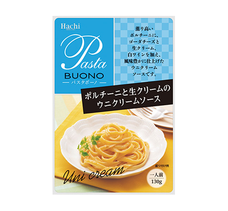 パスタボーノ ポルチーニと生クリームのウニクリームソース ハチ食品 Hachi のレトルトカレー レトルト食品