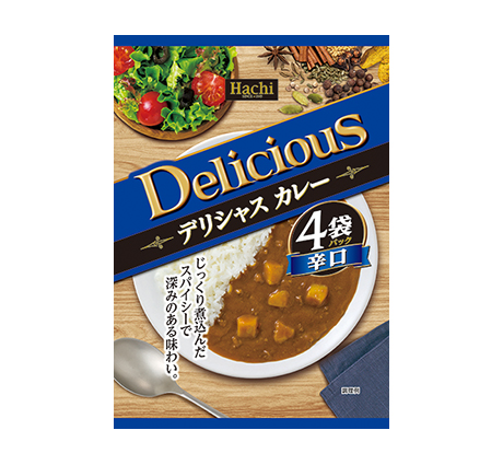 デリシャスカレー 辛口 4P
