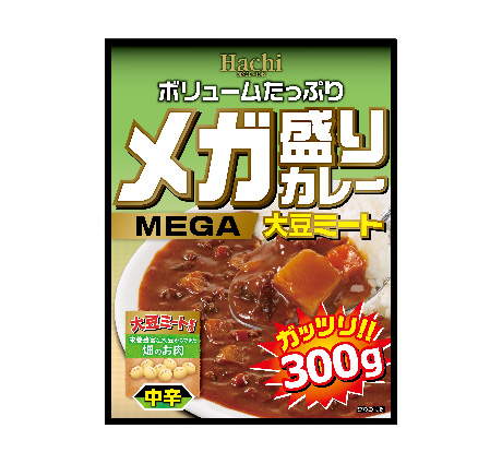 メガ盛りカレー 大豆ミート 中辛