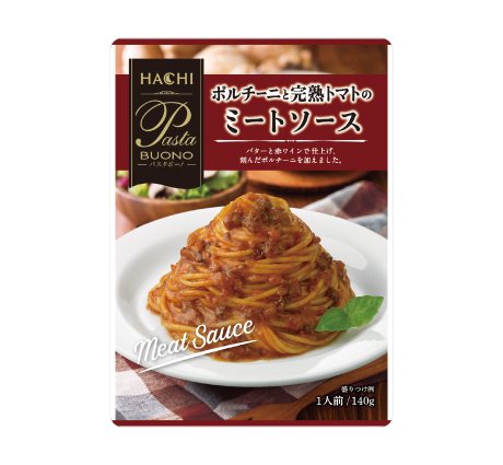パスタボーノ ポルチーニと完熟トマトのミートソース | ハチ食品
