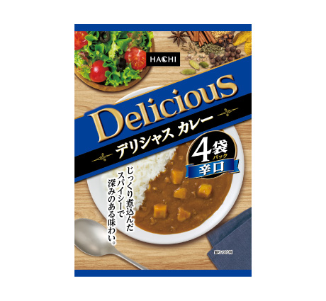 デリシャスカレー 辛口 4P