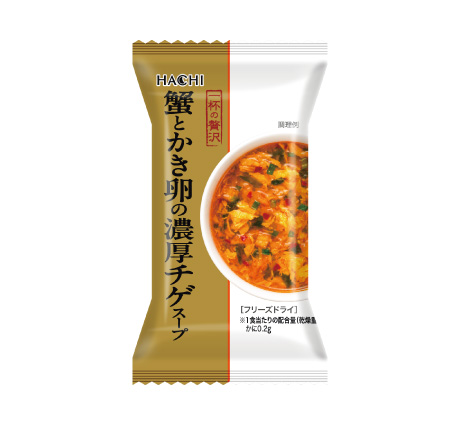 一杯の贅沢 蟹とかき卵の濃厚チゲスープ
