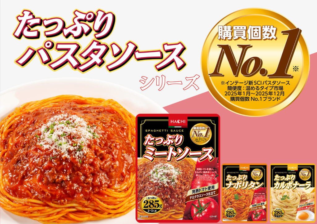 たっぷりパスタソースシリーズが パスタソース温めるタイプ市場で購買